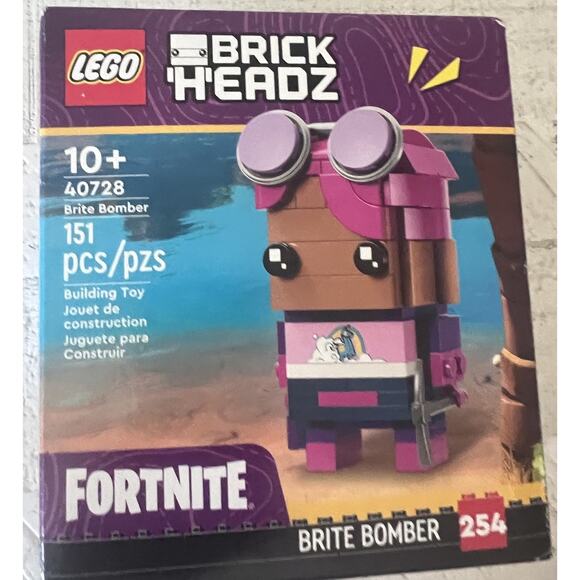 LEGO 40728 Fortnite BRICKHEADZ Brite Bomber Figure Building Set. Read descr - Picture 1 of 3